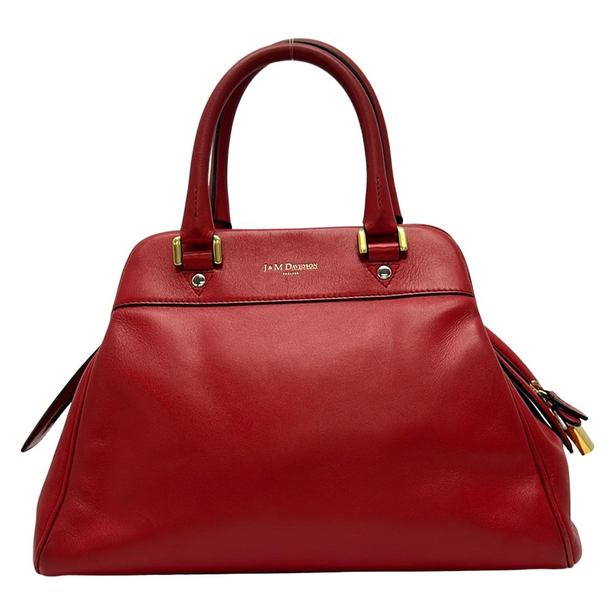 J&MDavidson(ジェイ&エムデヴィッドソン) ハンドバッグ - レッド レザー 8,580円