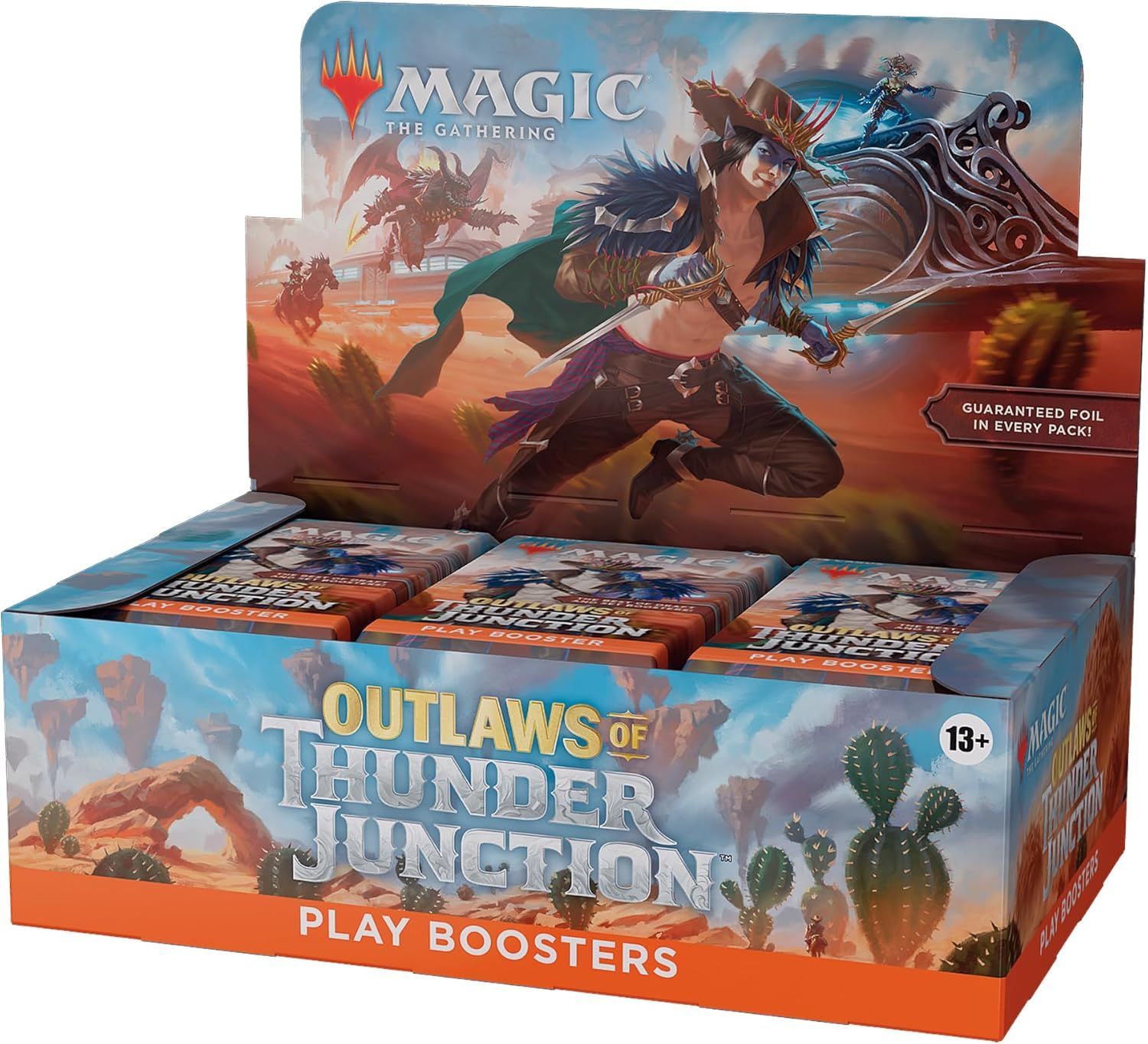 マジック:ザ・ギャザリング サンダー・ジャンクションの無法者 プレイ・ブースター 英語版 36パック入り MTG トレカ ウィザーズ・オブ・ザ・コースト OTJ D32600003