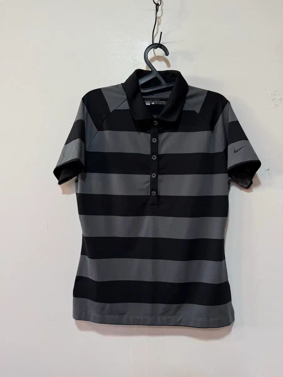 NIKE GOLF(ナイキゴルフ) ドライフィット ストライプ ポロTシャツ L(90)