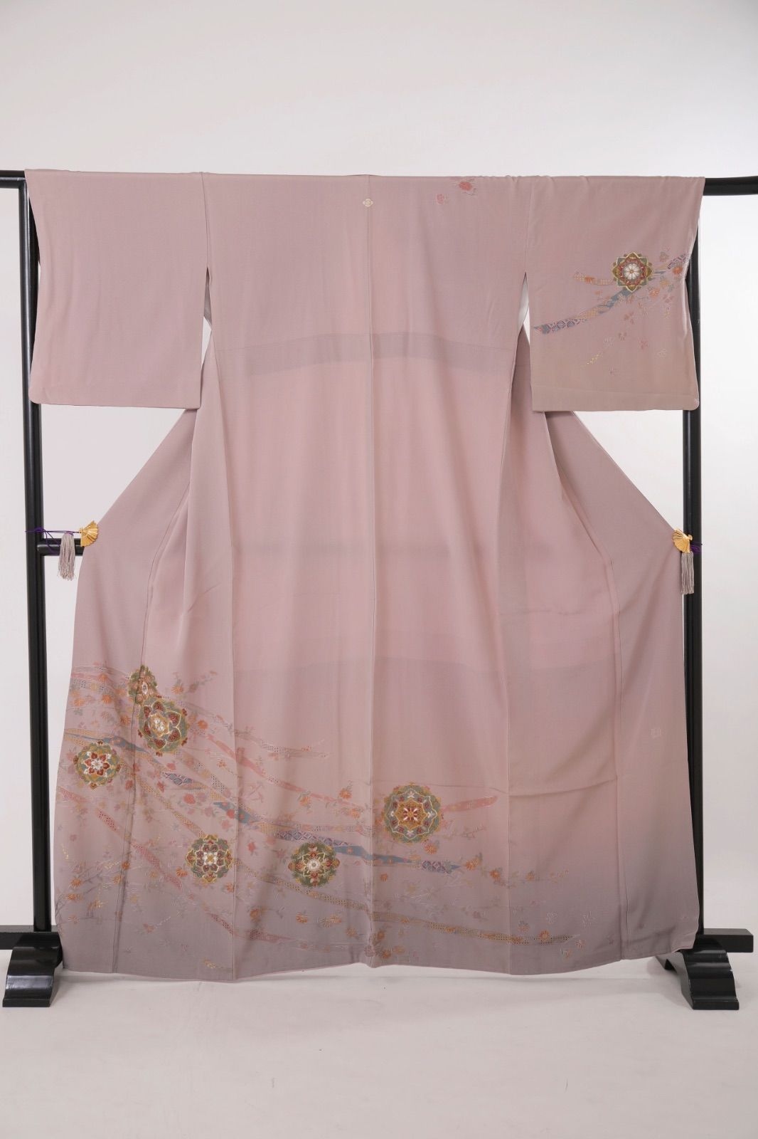 汕頭刺繍の美しい訪問着