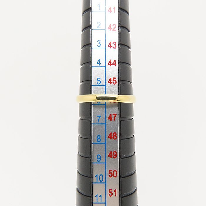 エメラルド ダイヤモンド リング K18 6号 2.1g 0.57ct 0.22ct YG 指輪