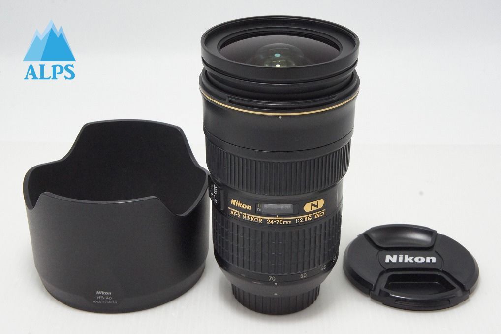 Nikon ニコン AF-S NIKKOR 24-70mm F2.8G ED フルサイズ ズームレンズ フード付 260511e