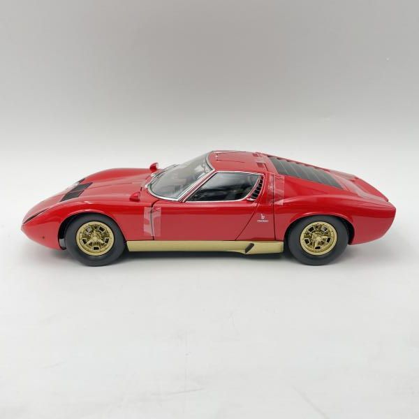 中古】京商 1/18 ランボルギーニ ミウラ P400S (レッド)[6] - メルカリ