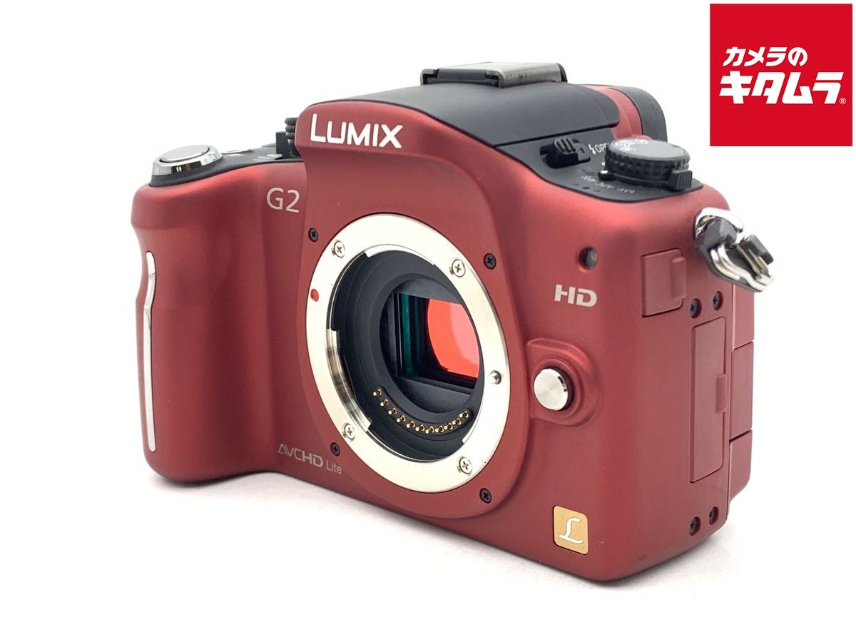 【中古】 【良品】 パナソニック DMC-G2 ボディ コンフォートレッド
