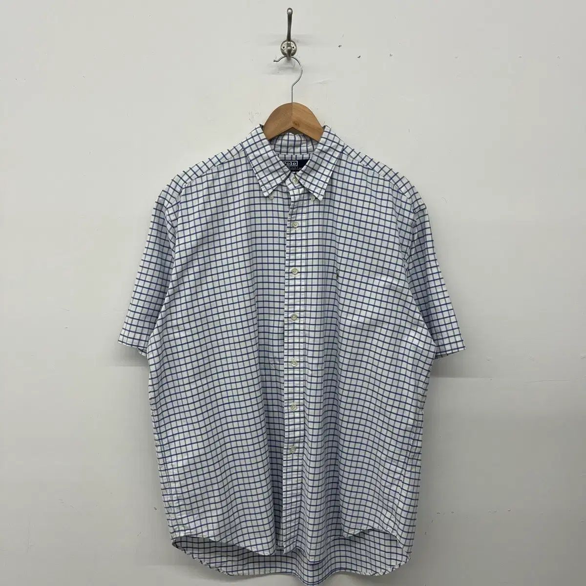 ポロラルフローレン 半袖 CHECK シャツ Men's 2XL