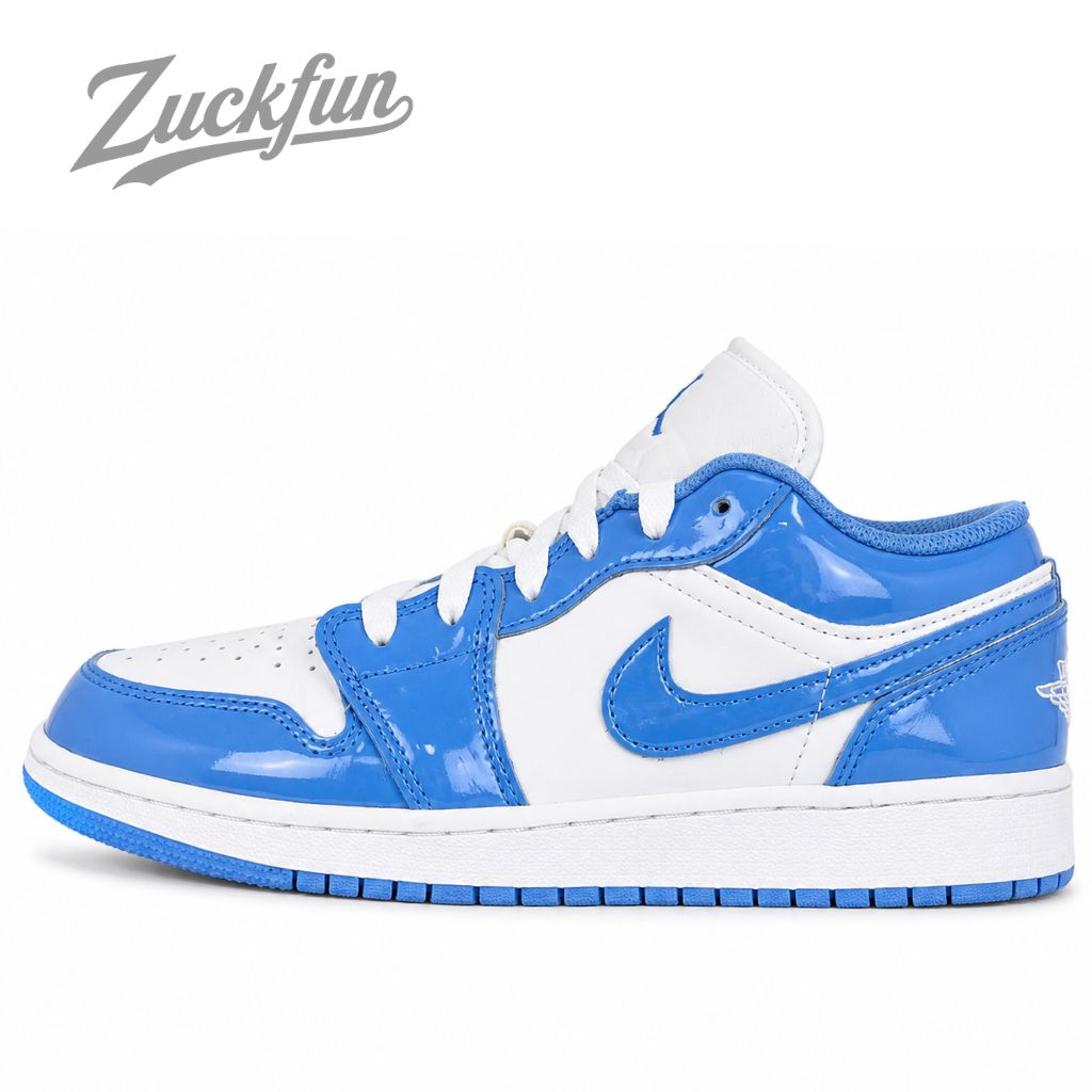 美品 NIKE AIR JORDAN 1 LOW LEGEND BLUE ナイキ エアジョーダン1 ロー カット レジェンド ブルー ホワイト 白 23.5cm レディース ナイキ スニーカー U11432