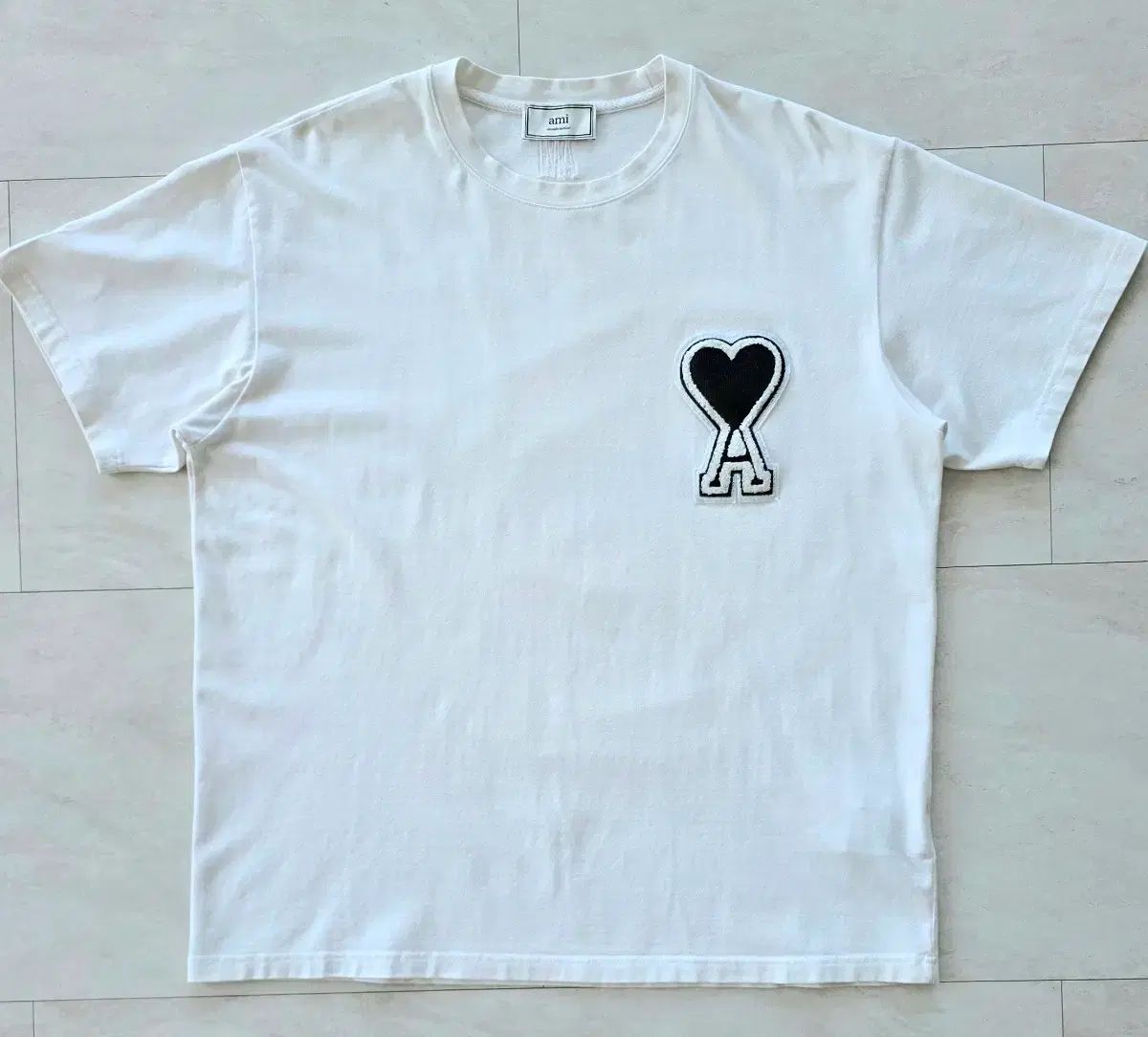 アミ ブークレ ビックハート 半袖Tシャツ L