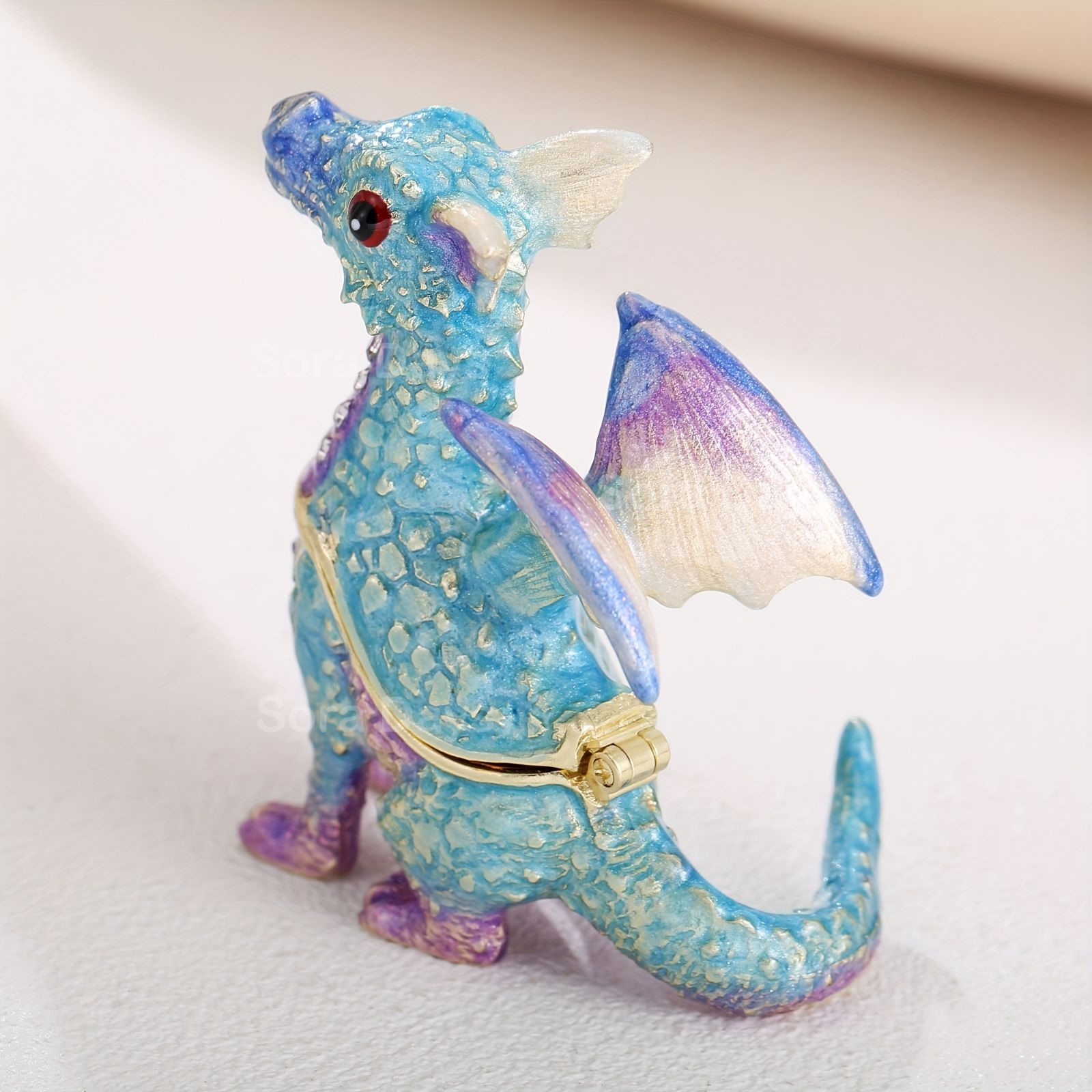 置物 ドラゴン フィギュア オブジェ ファンタジー 宝石 ジュエリー