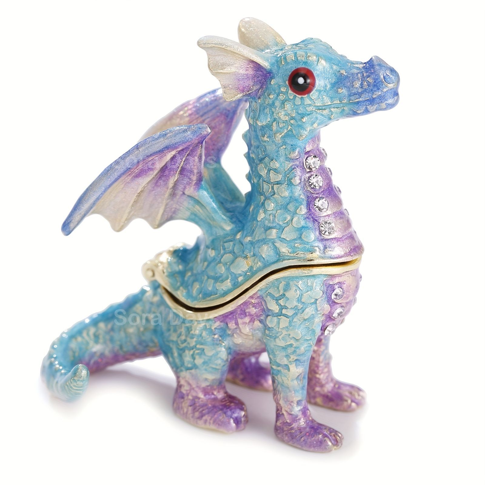 置物 ドラゴン フィギュア オブジェ ファンタジー 宝石 ジュエリー