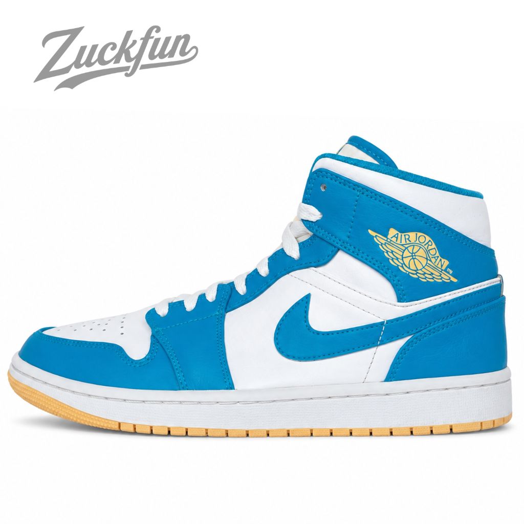 美品 NIKE AIR JORDAN 1 MID AQUATONE ナイキ エア ジョーダン 1 ミッド カット アクアトーン ブルー ホワイト 白 27.5cm メンズ ナイキ スニーカー U11500