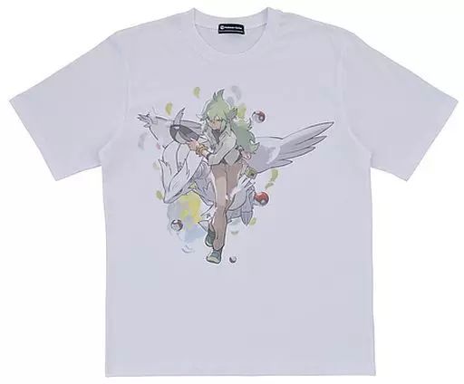 【中古】Tシャツ(キャラクター) N＆レシラム Tシャツ ホワイト フリーサイズ 「ポケットモンスター Tシャツコレクション Pokemon Trainers -男性キャラ-」 ポケモンセンター限定