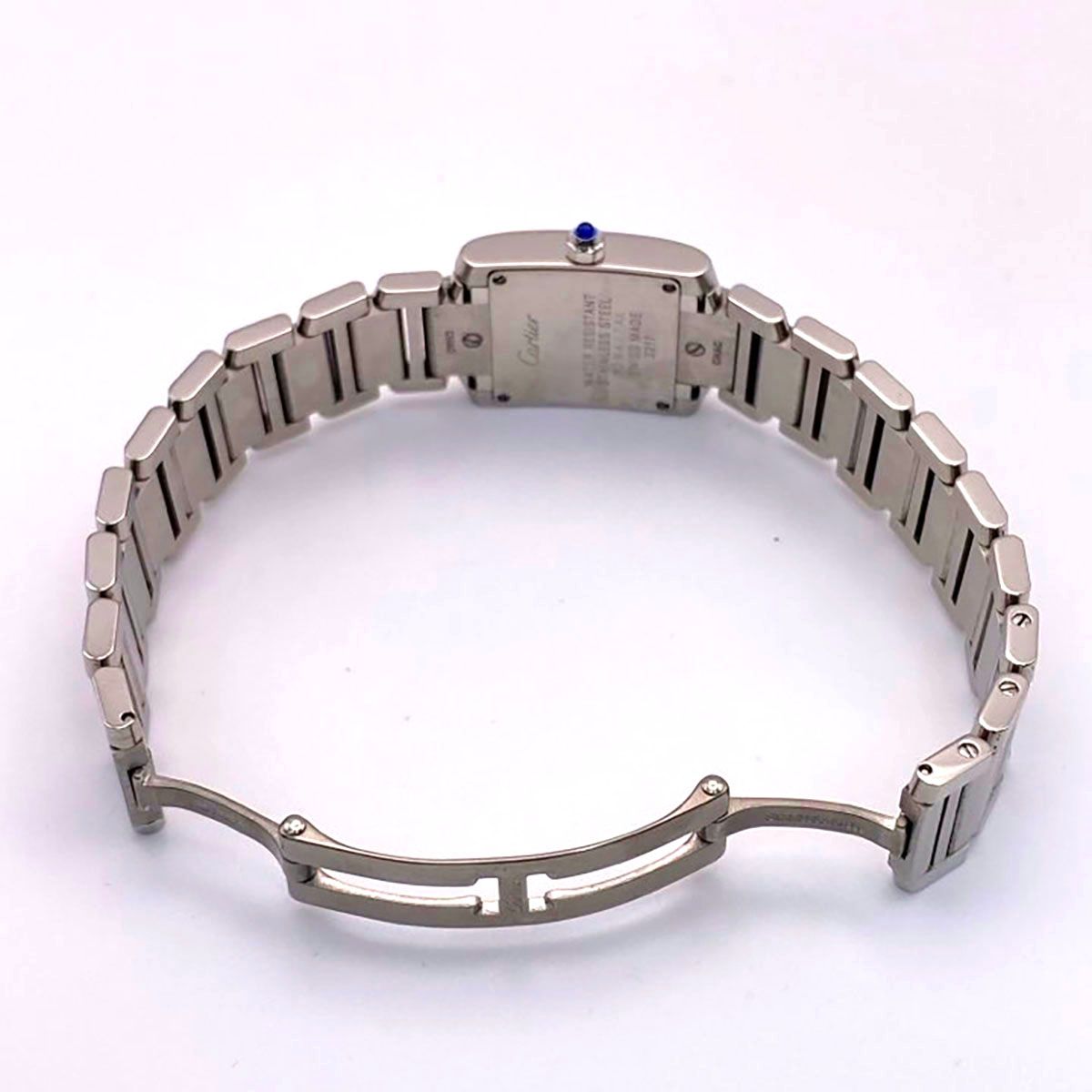 CARTIER カルティエ タンクフランセーズ SM スクエア クオーツアナログ 