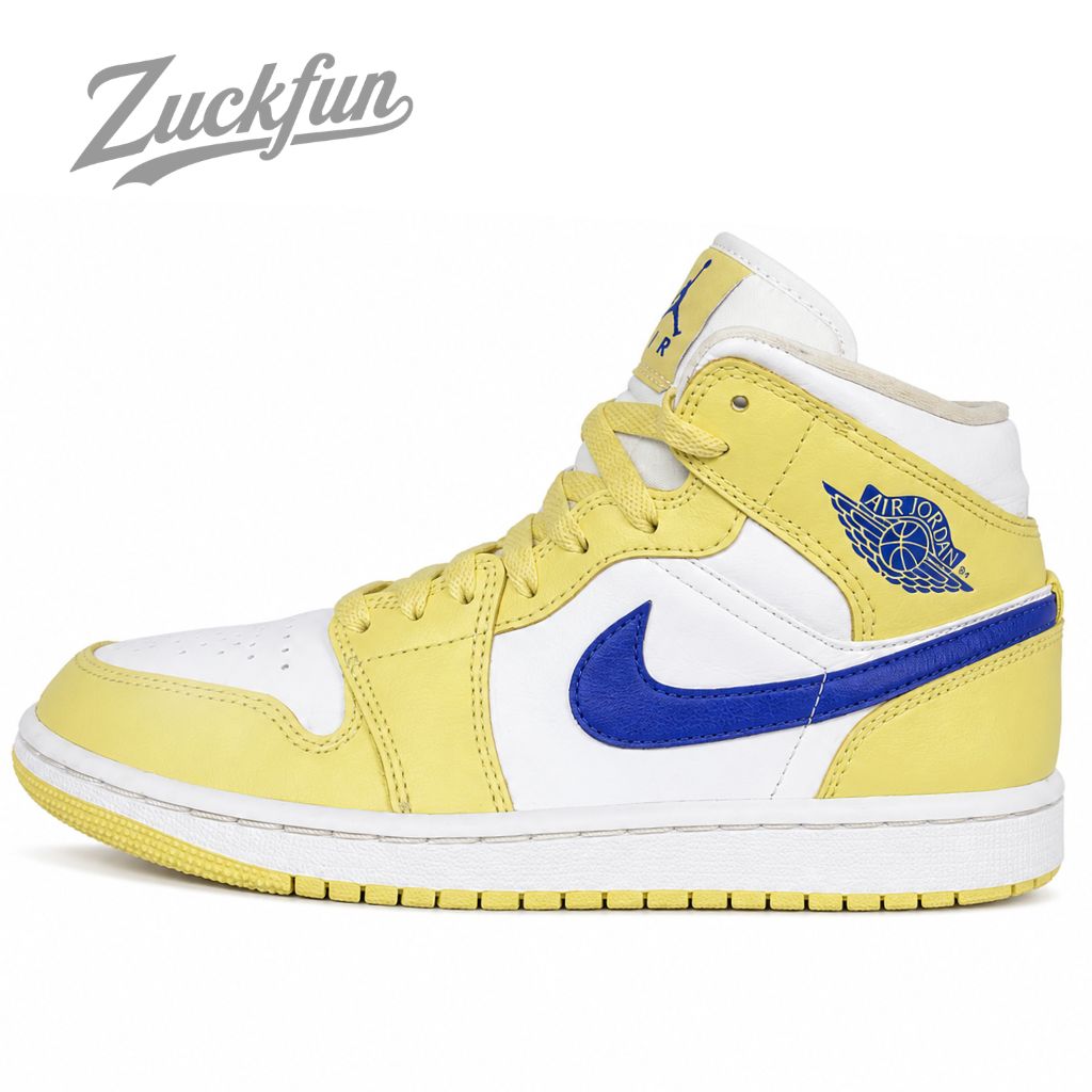 NIKE AIR JORDAN 1 MID ナイキ エア ジョーダン 1 ミッド カット 23.5cm レモンウォッシュ ホワイト ラピス レディース スニーカー U11579 13,104円
