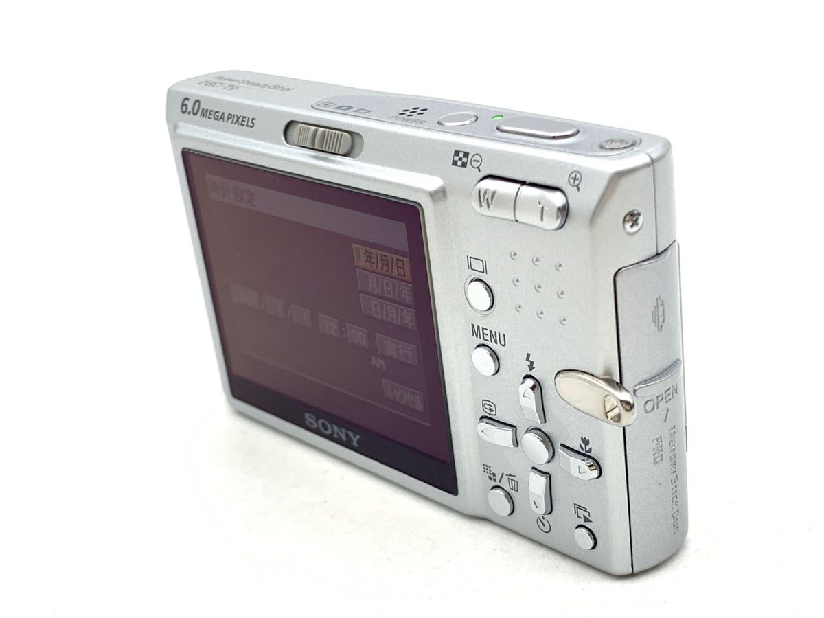 中古】 【並品】 ソニー Cyber-shot DSC-T9 シルバー - メルカリ