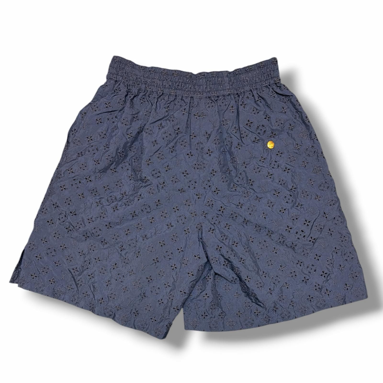国内正規 LOUIS VUITTON 22AW パンチングモノグラムハーフパンツ 総柄 
