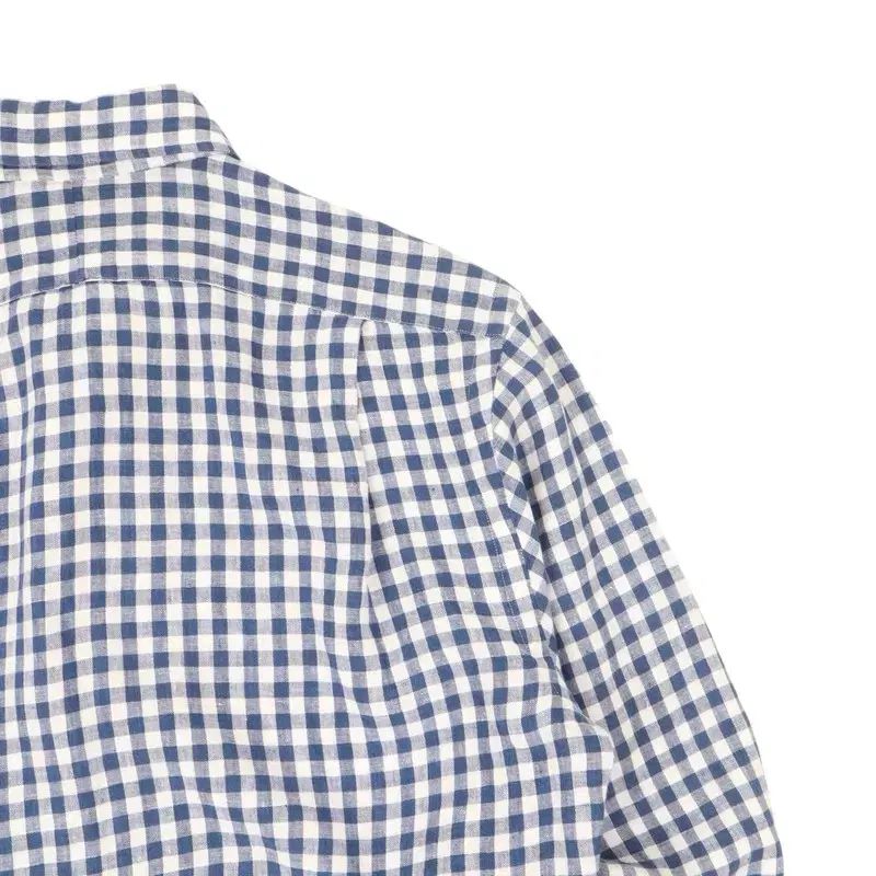 【美品】POLO RALPH LAUREN ギンガムチェックリネンシャツ POLO RALPH LAUREN ポロラルフローレン リネン ギンガムチェック