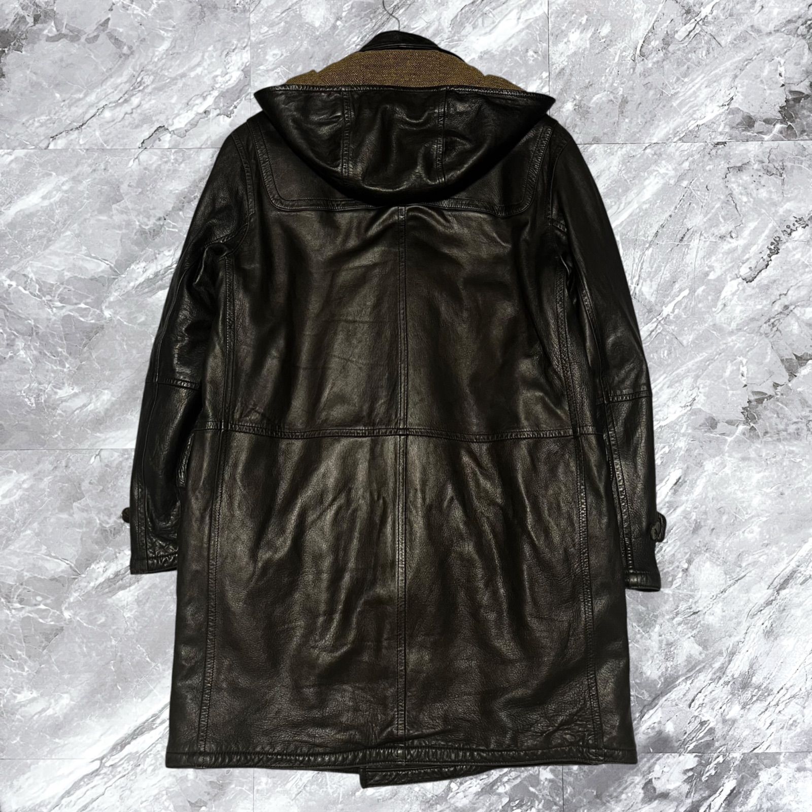BARNEYS NEWYORK バーニーズニューヨーク ダッフルコート レザーコート