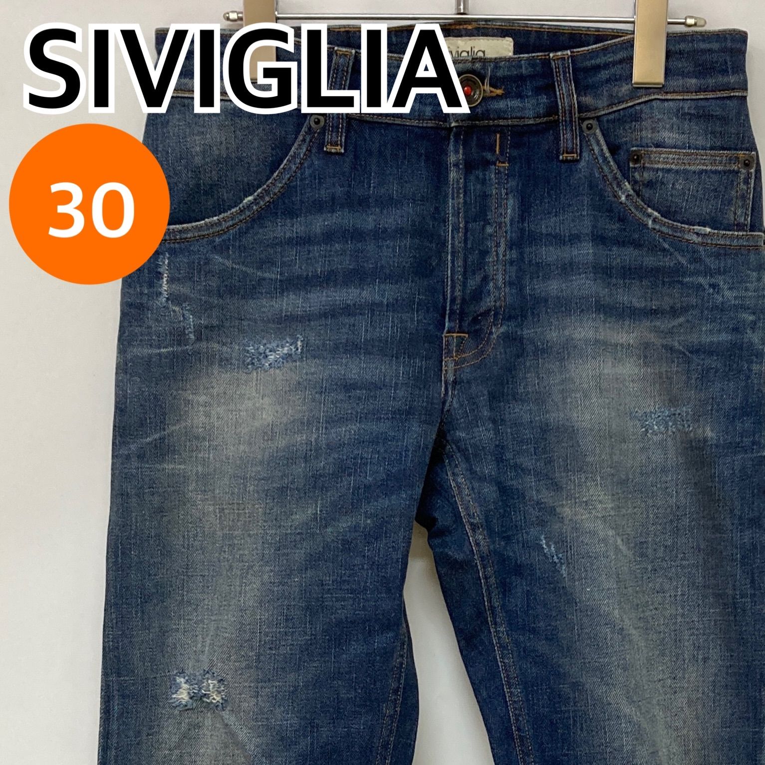 SIVIGLIA シビリア パンツ デニムパンツ ジーンズ ブルー メンズ 30 