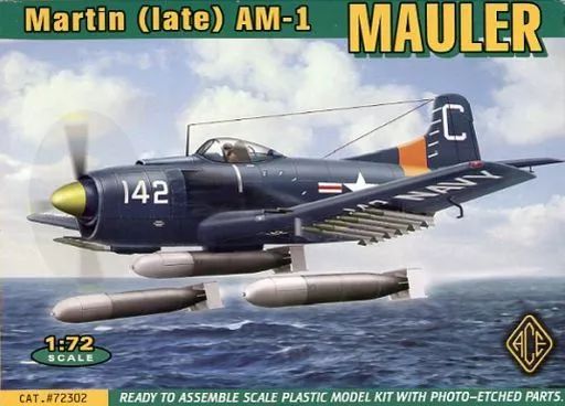【中古】プラモデル 1/72 Martin(late) AM-1 MAULER [72302]