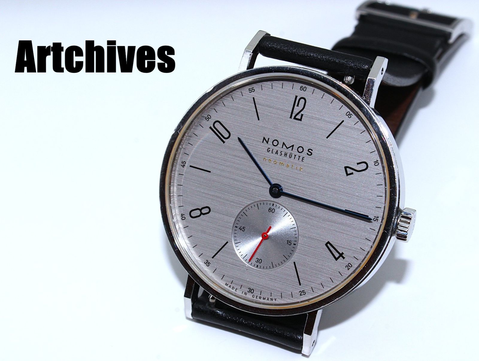 『VRW-1845』☆時計☆NOMOS (ノモス)☆141☆タンジェント ネオマティック 39 シルバーカット☆SL文字盤 メンズ 自動巻き 稼働品☆
