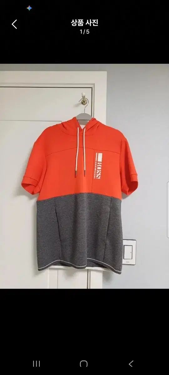 ほぼ新品) ボス バイカラー フード 半袖Tシャツ M