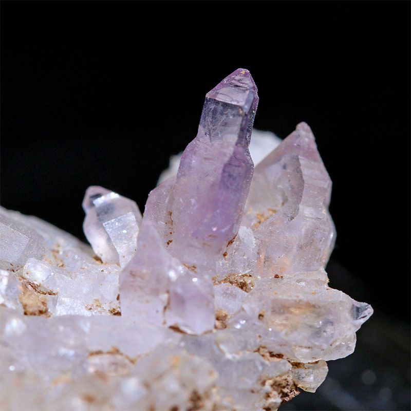D482-9〕ベラクルスアメジスト Veracruz Amethyst クラスター メキシコ