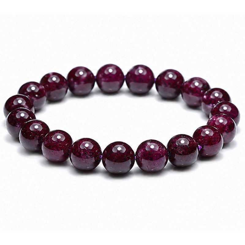 〔K2230-11m〕約11mm ロードライトガーネット ブレスレットRhodolite Garnet 薔薇柘榴石