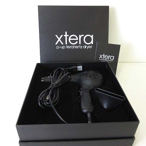 Xtera エクステラ P-UP テラヘルツドライヤー 黒 ブラック 美品 ヘア Xtera エクステラ P-UP テラヘルツドライヤー 黒 ブラック 美品 ヘア