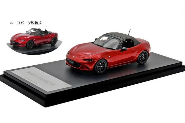 ハイストーリー 1/43 マツダ ロードスター S レザーパッケージ 2024 ソウルレッドクリスタルメタリック ND Hi-Story ROADSTER HS491RE