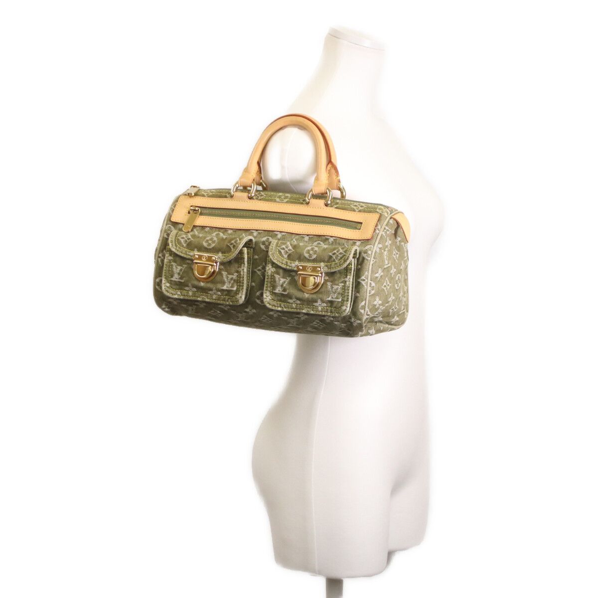 LOUIS VUITTON ルイヴィトン M95215 モノグラムデニム リケン ネオ 