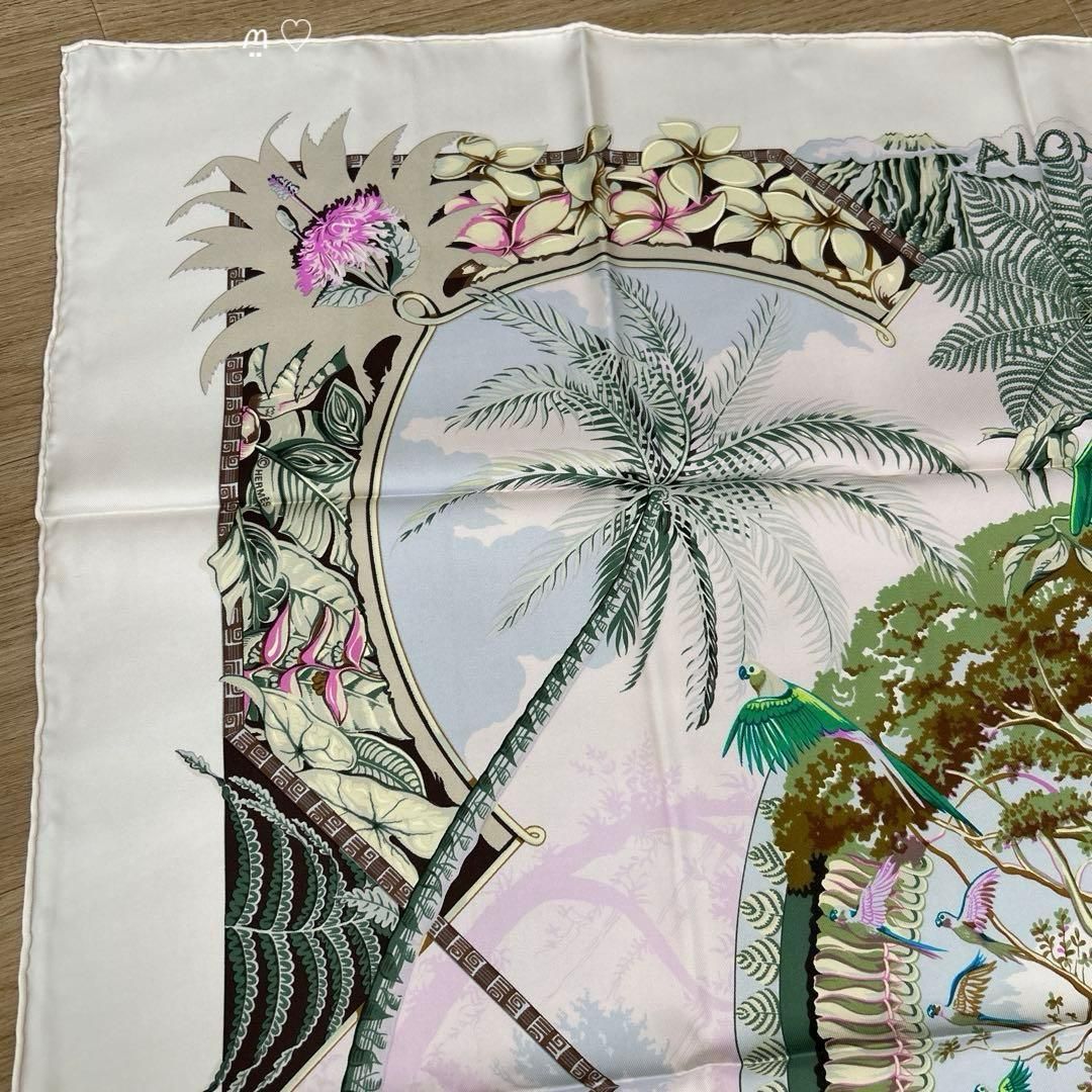 HERMESエルメス カレ90 アロハAloha シルクスカーフ ハワイ - メルカリ