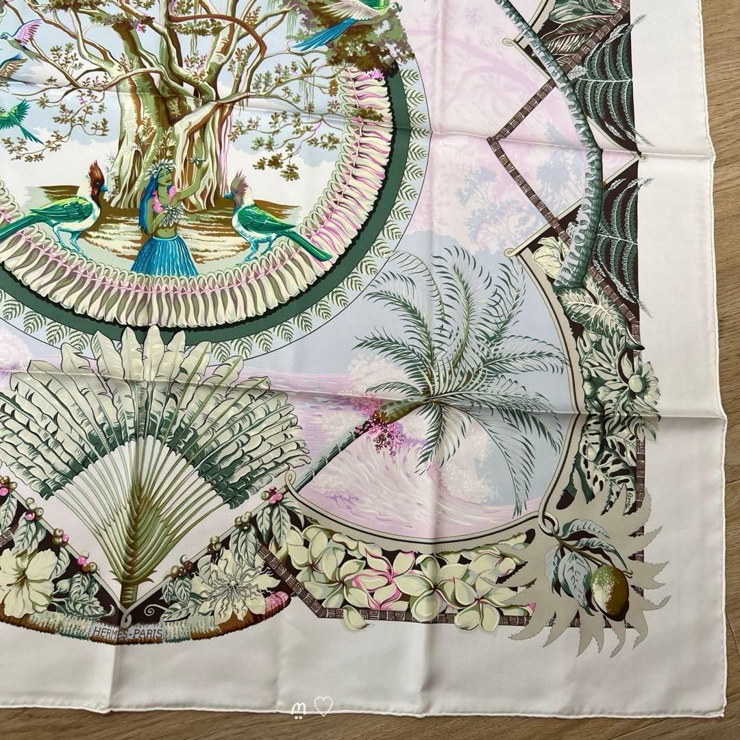 HERMESエルメス カレ90 アロハAloha シルクスカーフ ハワイ - メルカリ