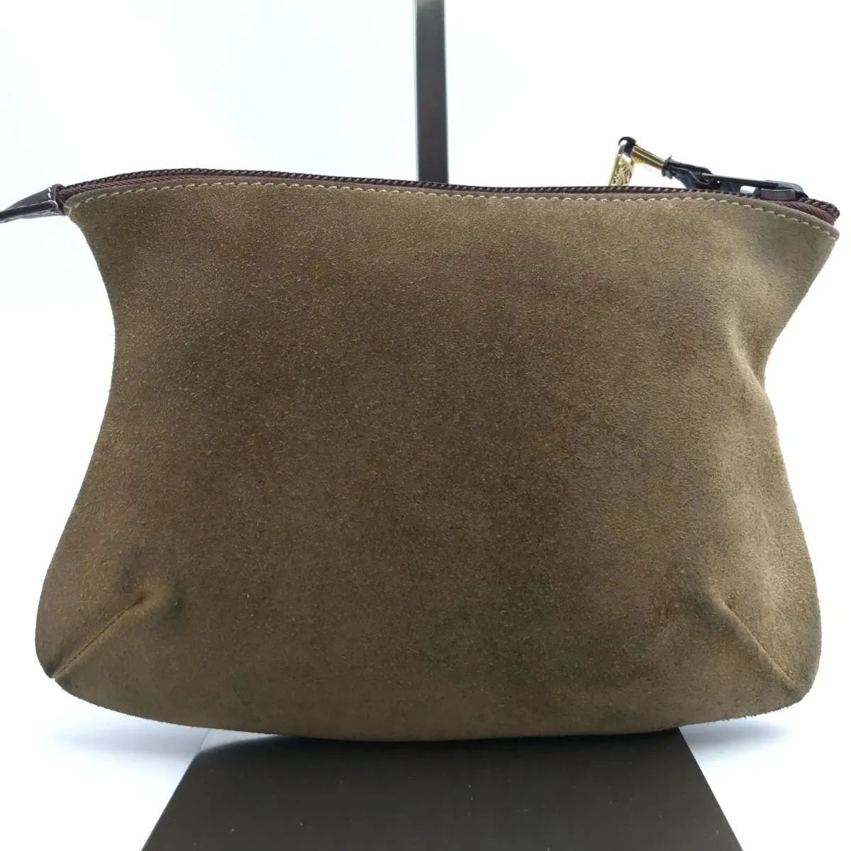 LOEWE ロエベ ポーチ スエード アナグラム ブラウン系 1929 - メルカリ