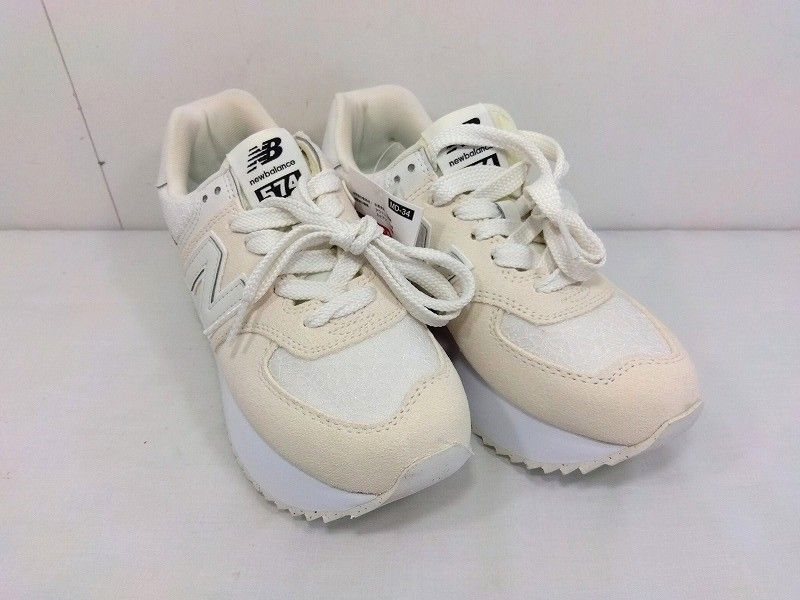 26g-502k【中古】New Balance ニューバランス　厚底　スニーカー　WL574ZBJ　24.0cm　箱なし