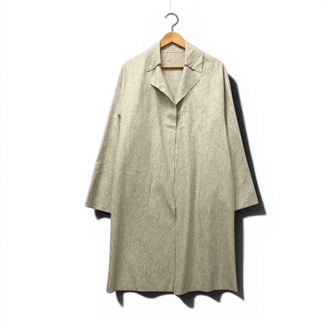 29e18 【美品】DUSAN ドゥサン カシミヤロングコート レイヤードコート