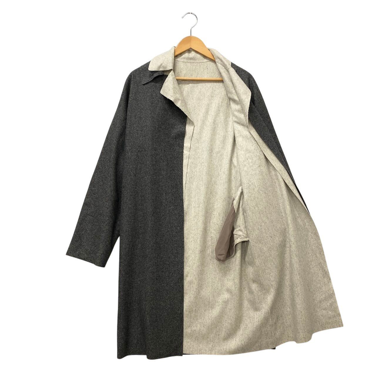 29e18 【美品】DUSAN ドゥサン カシミヤロングコート レイヤードコート
