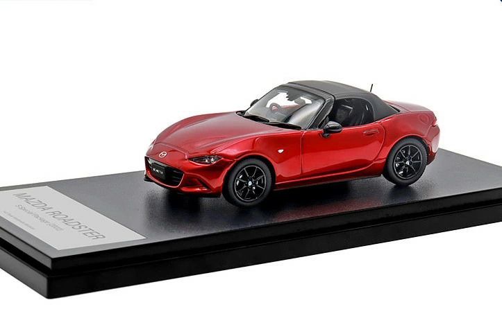 ハイストーリー 1/43 マツダ ロードスター Sスペシャルパッケージ 2022 ソウルレッドクリスタルメタリック Hi-Story ND Roadster HS444RE
