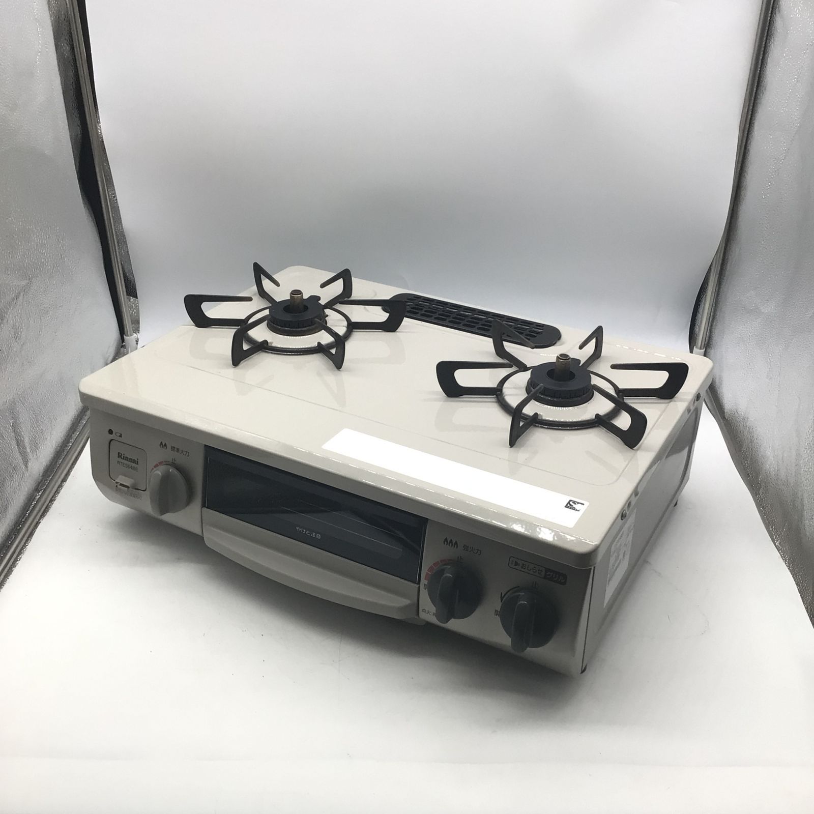 リンナイ RT34NJH 2020年製／都市ガス用 ガスコンロ／動作品 0510-06☆リンナイ☆ガスコンロ☆RT34NJH☆2021年製☆LPガス☆右強火