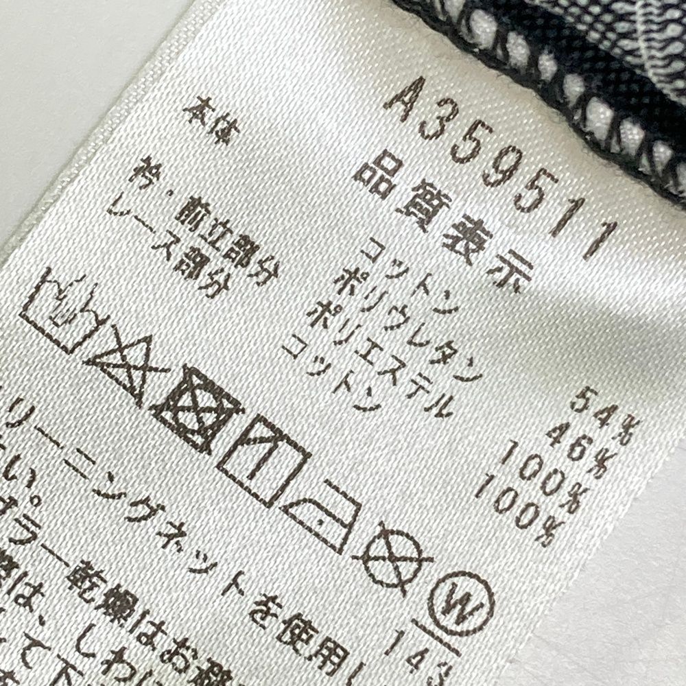 サイズ：36 ARCHIVIO アルチビオ ノースリーブポロシャツ ストライプ柄