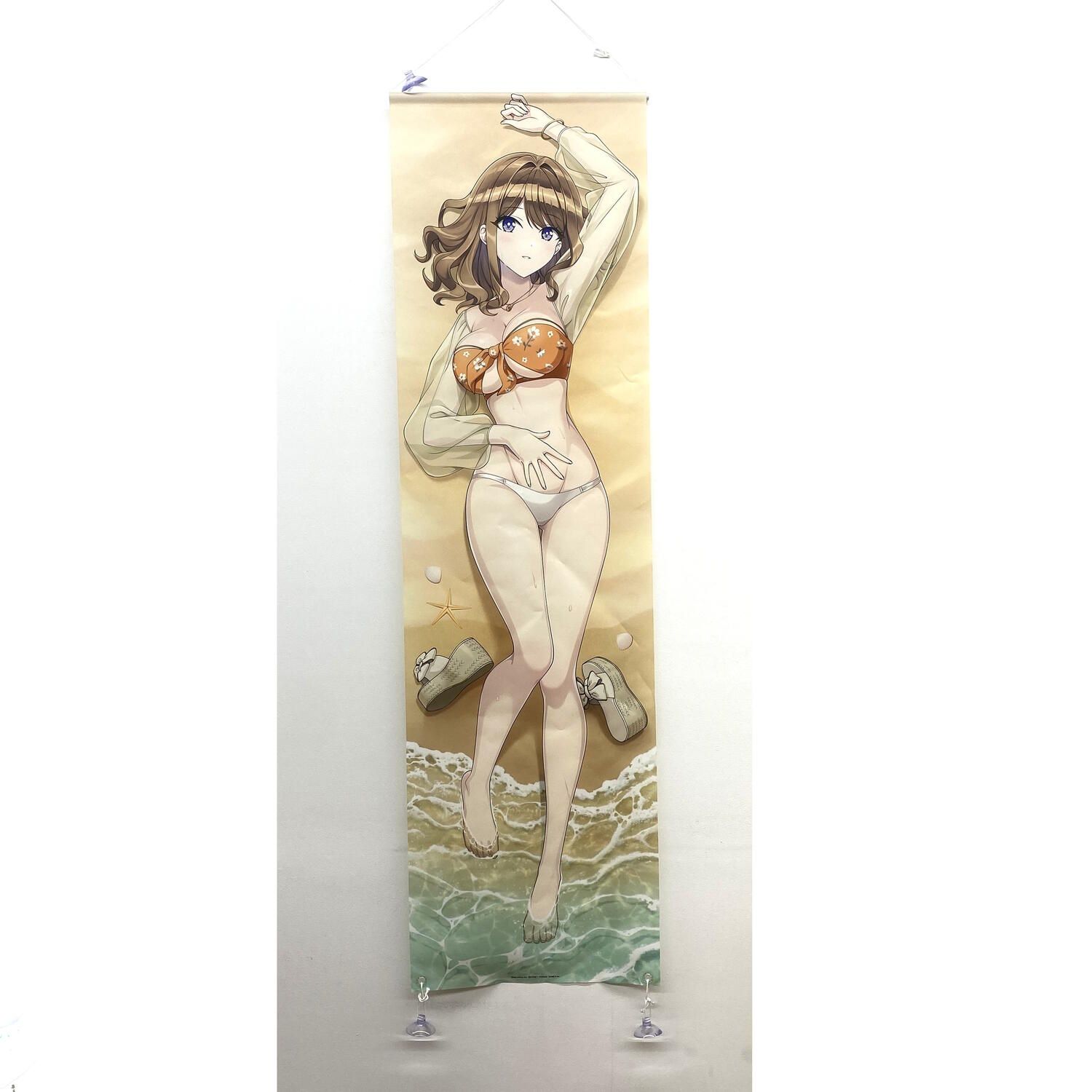 【★加古川物流】中古 住之絵紫苑 プレミアム特大タペストリー ドルフィンウェーブ：【721】