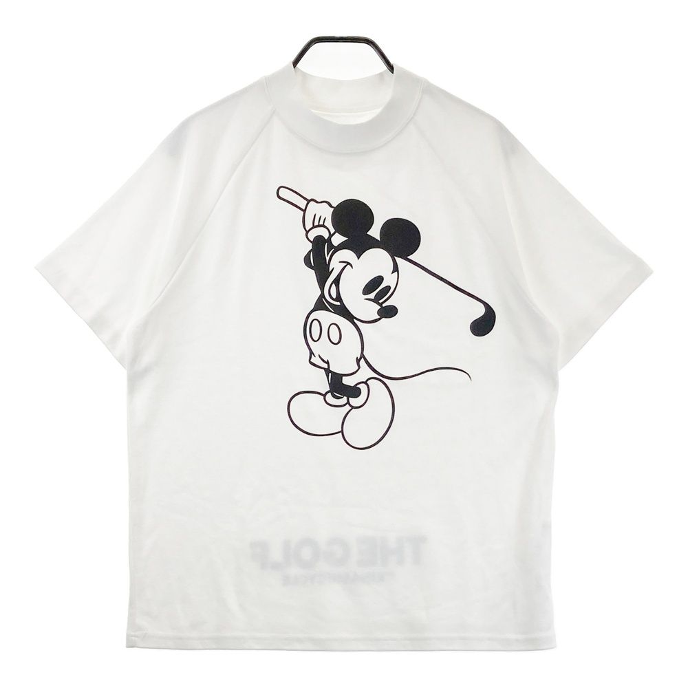 サイズ：M KINASHI CYCLE GOLF キナシサイクルゴルフ 半袖Tシャツ ミッキー ホワイト系 [241003001685] ゴルフウェア メンズ ストスト