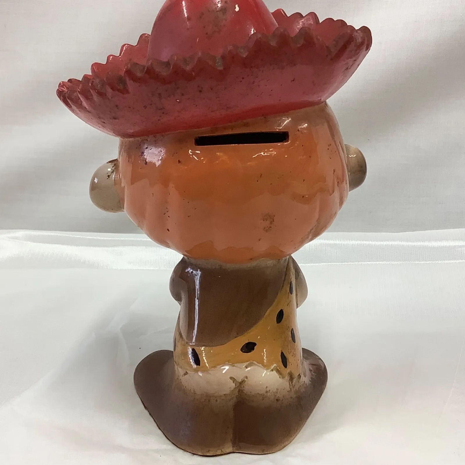 昭和レトロ 水森亜土 陶器 貯金箱 男の子 陶製 バンク boy レトロ 