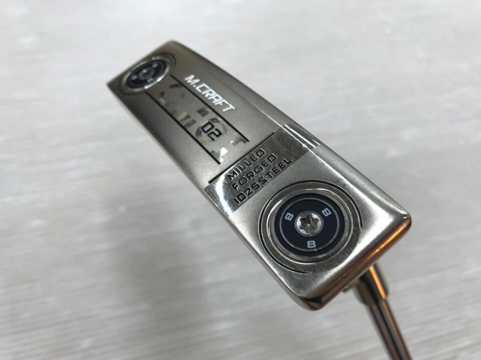 ミズノ　M CRAFT OMOI 02 ダブルニッケル　パター　中古　ゴルフドゥ！成田美郷台店【最短即日発送】
