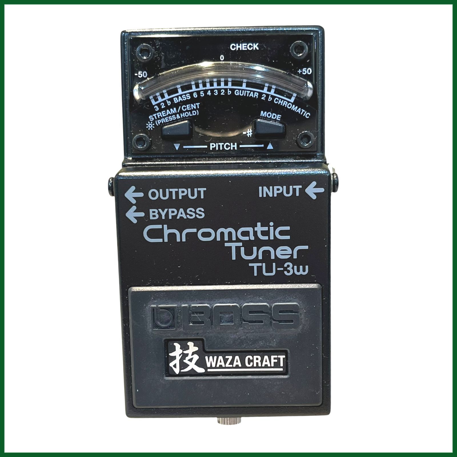 中古○BOSS/ボス○クロマチックチューナー TU-3W 技CRAFT ギター用