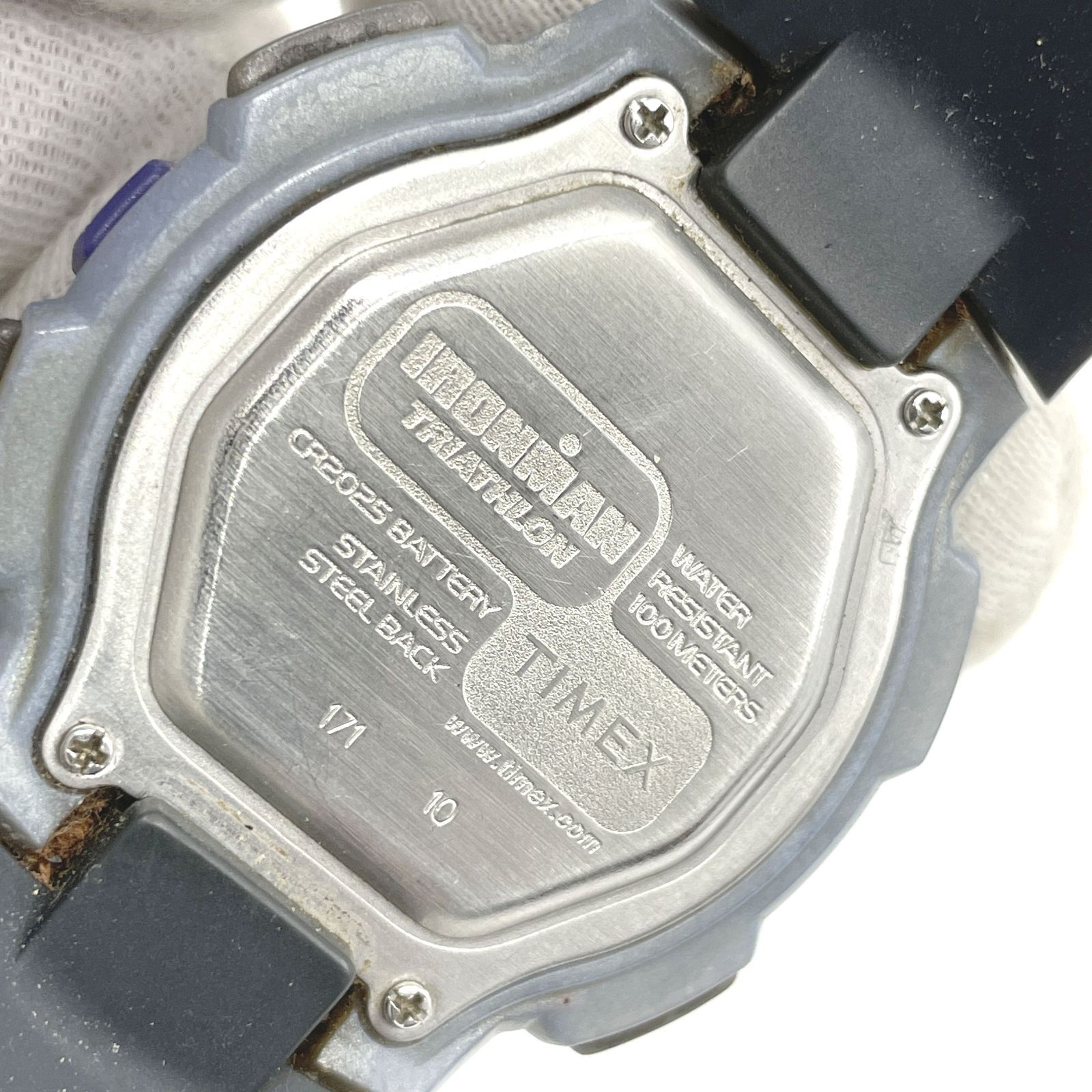 稼働〇 TIMEX タイメックス アイアンマン トライアスロン デジタル 
