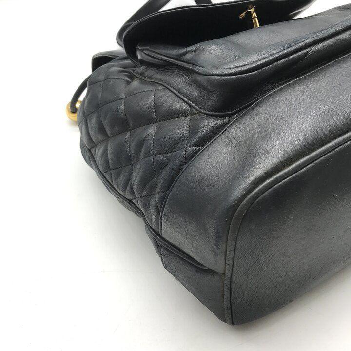 良品 CHANEL シャネル ココマーク マトラッセ ラムスキン ヴィンテージ