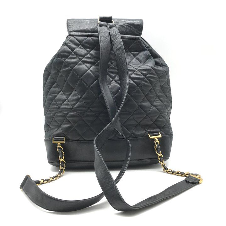 良品 CHANEL シャネル ココマーク マトラッセ ラムスキン ヴィンテージ