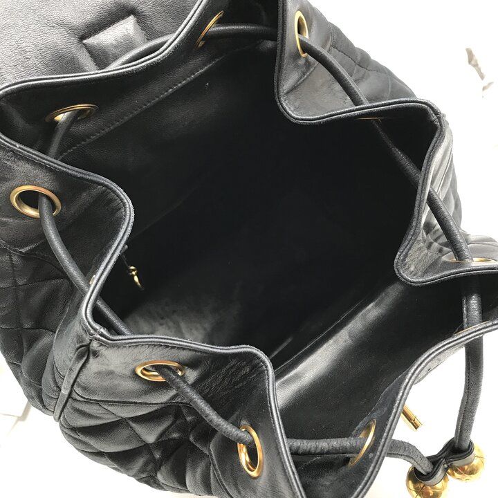 良品 CHANEL シャネル ココマーク マトラッセ ラムスキン ヴィンテージ