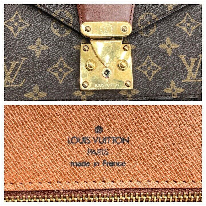 良品 LOUIS VUITTON ヴィトン モノグラム モンソー 2WAY ショルダー 