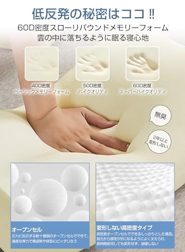 LAOGOT 枕 首が痛くならない 低反発 耳が痛くならない まくら 【耳と後頭部の凹型中空設計・二重枕カバー構造・低め高め兼用】 安眠枕 よく眠れる枕 通気性 カバー洗濯可 寝返りやすい 仰向け寝 横向き寝 うつ伏せ寝 寝返り枕 母親/父親 430cbd38 LAOGOT 枕 首が痛くならない 低反発 耳が痛くならない まくら 【耳と後頭部の凹型中空設計・二重枕カバー構造・低め高め兼用】 安眠枕 よく眠れる枕 通気性 カバー洗濯可 寝返りやすい 仰向け寝 横向き寝 うつ伏せ寝 寝返り枕 母親/父親 430cbd38